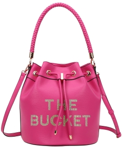The Bucket Hobo Bag TB1-L9018 ROSE